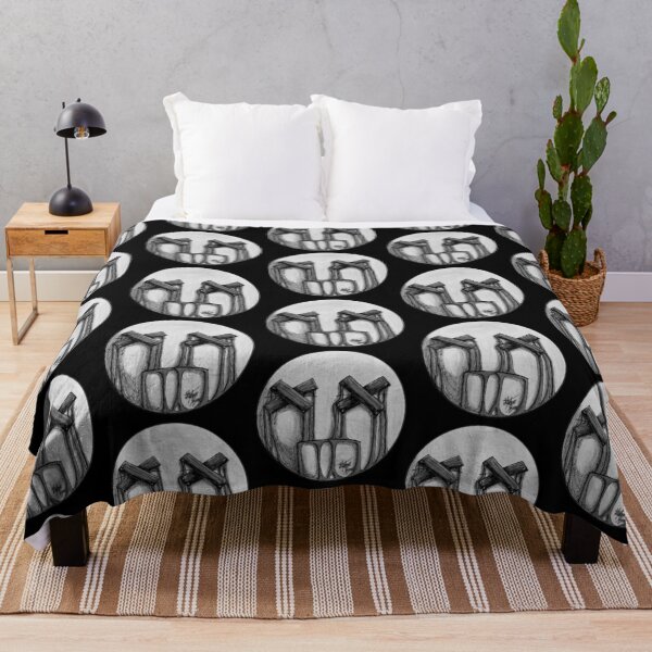 Item preview, Boarded Eyes Scar-E-Moji (Desaturated Edition) Black and White Horror Emoji designed and sold by Grimmlar.