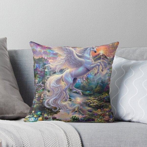 Item preview, Mystical Pegasus Journey in an Enchanted Forest designed and sold by SodhaIqbalKasam.