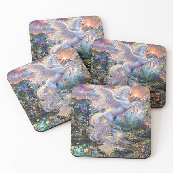 Item preview, Mystical Pegasus Journey in an Enchanted Forest designed and sold by SodhaIqbalKasam.