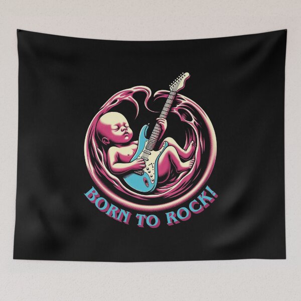 Item preview, Born to rock  designed and sold by abby-thorns.