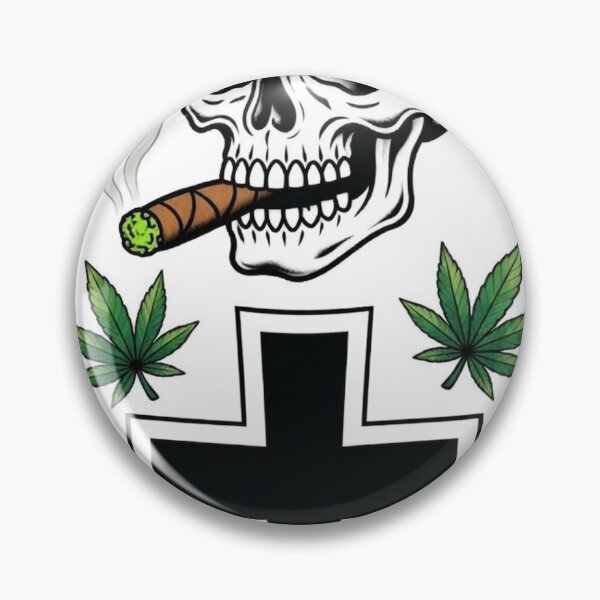 Item preview, Skull Fedora Blunt Cannabis Cross designed and sold by Gangster-Design.