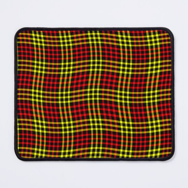 Item preview, Plaid Wavy Pattern Red Yellow designed and sold by ArtbyDebbieC.