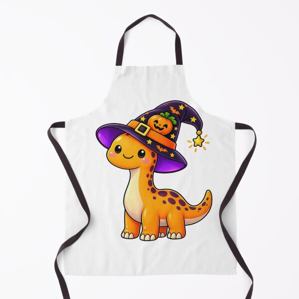 Item preview, Cute Halloween Dino Witch Hat | Kawaii Dinosaur Halloween Gift | Spooky Cute T-Shirt & Sticker Design designed and sold by thesmilngnature.