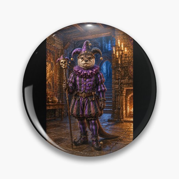 Item preview, Finnegan the Fool, Otter Jester designed and sold by WhimsigothArt26.