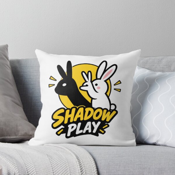 Item preview, Funny Rabbit Hand Shadow Puppets Pop Art Design with Humor and Whimsy designed and sold by fred2266.