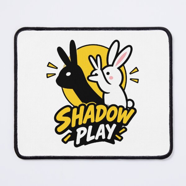 Item preview, Funny Rabbit Hand Shadow Puppets Pop Art Design with Humor and Whimsy designed and sold by fred2266.