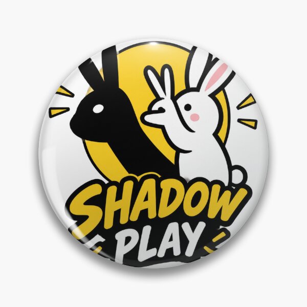 Item preview, Funny Rabbit Hand Shadow Puppets Pop Art Design with Humor and Whimsy designed and sold by fred2266.