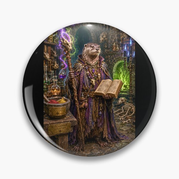 Item preview, Finley Elixir Finder, Otter Alchemist  designed and sold by WhimsigothArt26.