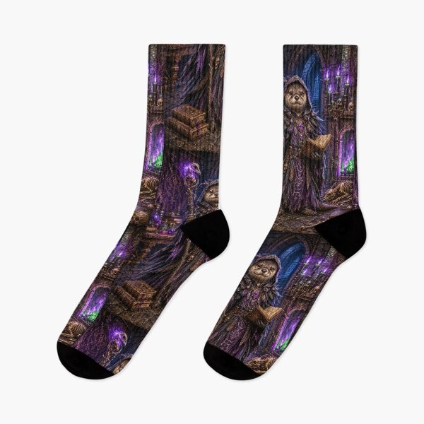 Item preview, Mortimer Nightshade, Otter Necromancer  designed and sold by WhimsigothArt26.