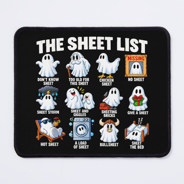 Item preview, Halloween Funny Shirt Boo Sheet Halloween the Sheet List designed and sold by DuneHaicna.