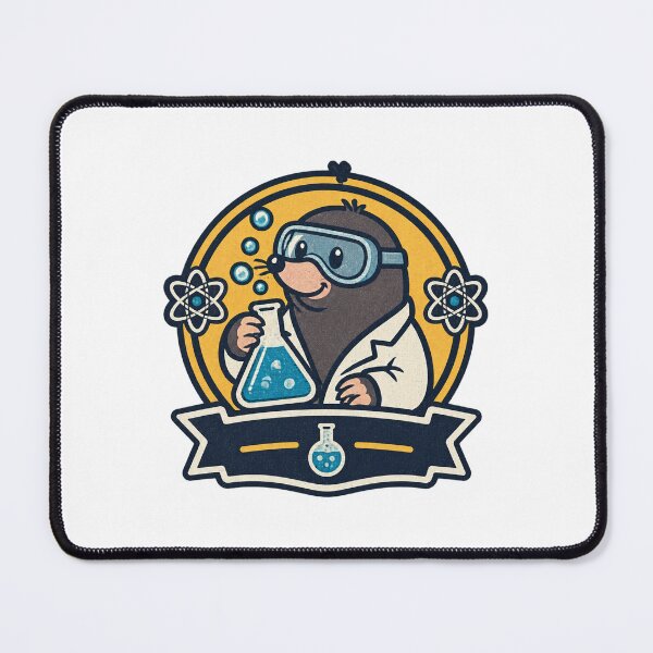 Item preview, Funny Chemistry Mole Pun Design Featuring Cute Cartoon Animal for Science Lovers designed and sold by fred2266.