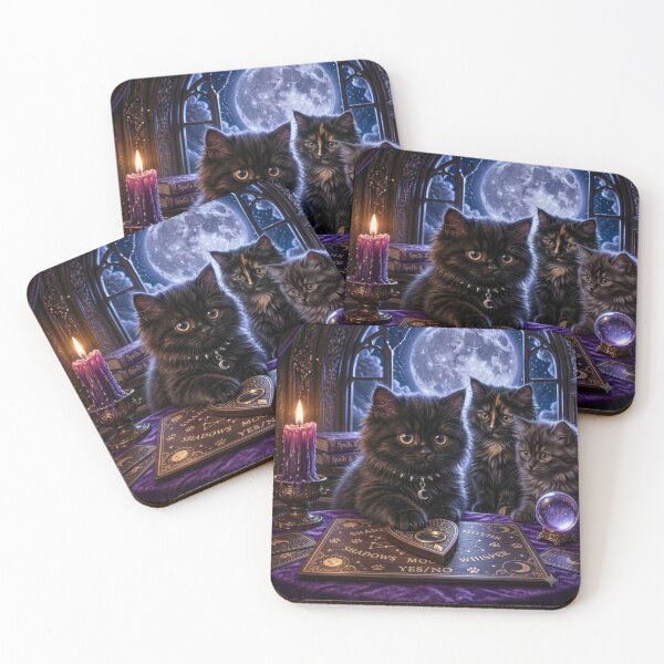 Item preview, Madame Planchette, the Seance Kitty  designed and sold by WhimsigothArt26.