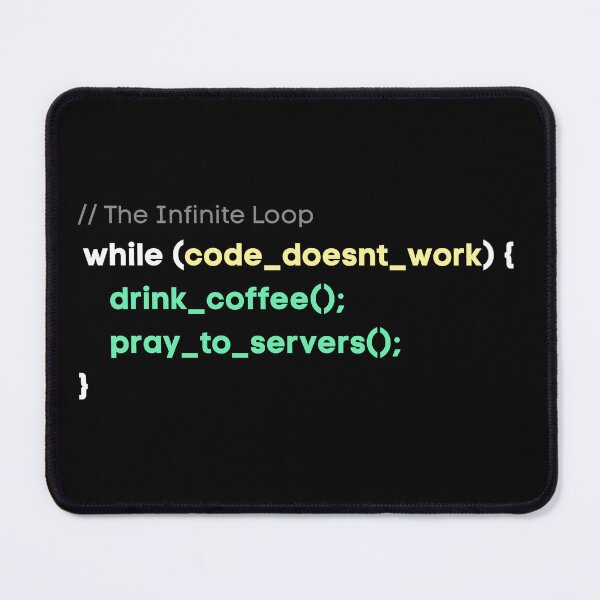 Item preview, While Code Doesnt Work Drink Coffee Funny Programmer T-Shirt designed and sold by Jibon Pothiker Diary.