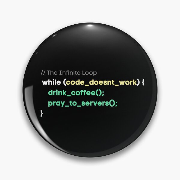 Item preview, While Code Doesnt Work Drink Coffee Funny Programmer T-Shirt designed and sold by Jibon Pothiker Diary.