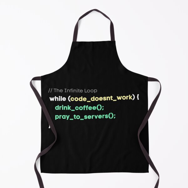 Item preview, While Code Doesnt Work Drink Coffee Funny Programmer T-Shirt designed and sold by Jibon Pothiker Diary.