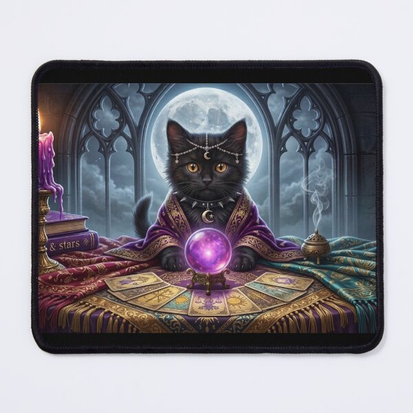 Item preview, Madame Cleo, the Fortune Teller Kitty designed and sold by WhimsigothArt26.