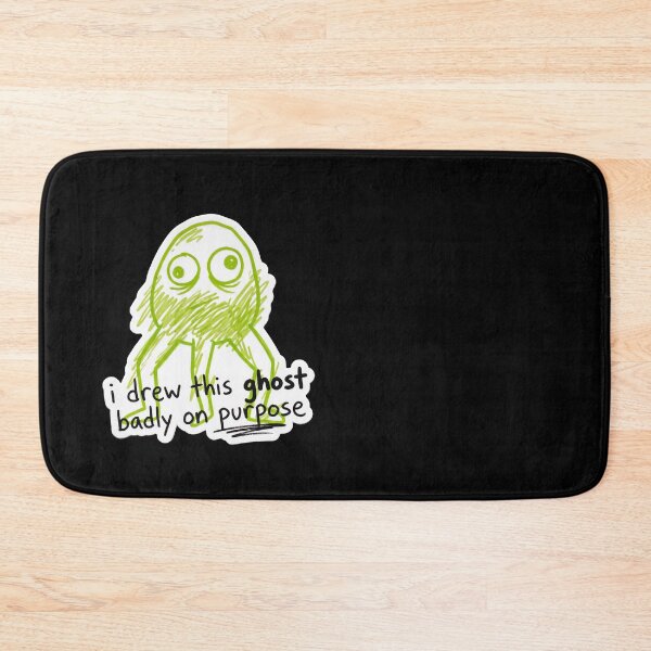 Item preview, I Drew This Ghost Badly on Purpose — Meme Art designed and sold by TheCalmEdit.
