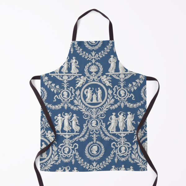 Item preview, Greek Blue and White Wedge Ceramic Jasperware Greek English British designed and sold by TheTimeTaxi.