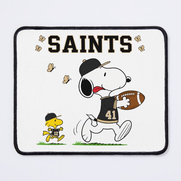 Item preview, Snoopy & Woodstock New Orleans Saints Football Retro F541 designed and sold by GLUVY-THEME.