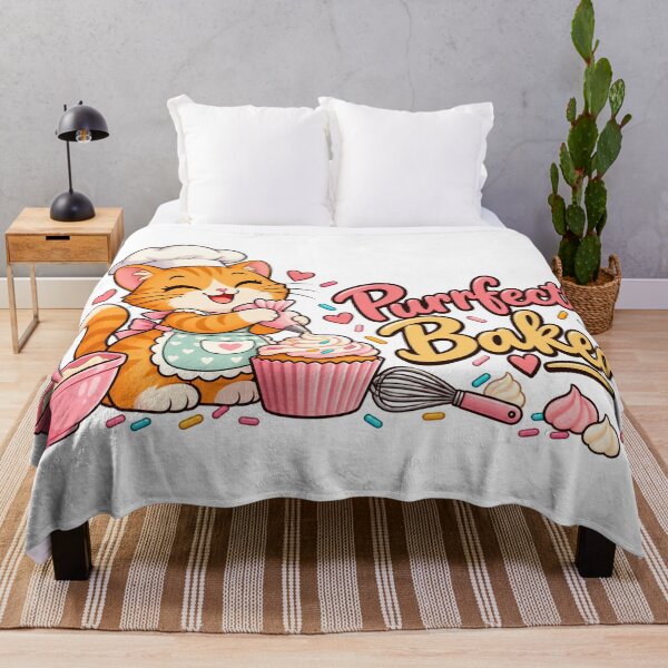 Item preview, Purrfectly Baked – Cute Cat Baker Cartoon designed and sold by Isliath.
