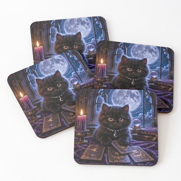 Item preview, Crescent, the Tarot Kitty designed and sold by WhimsigothArt26.