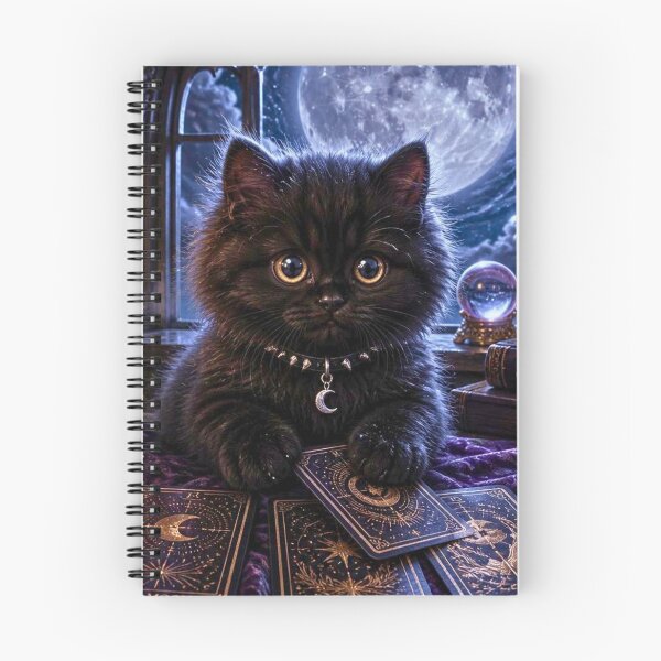 Item preview, Crescent, the Tarot Kitty designed and sold by WhimsigothArt26.