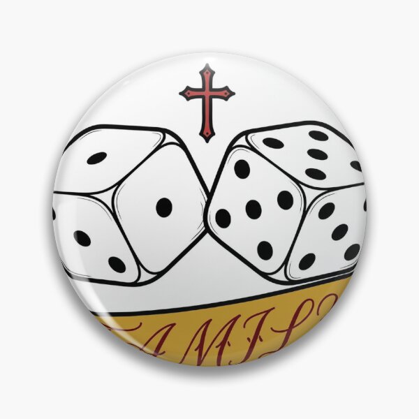 Item preview, Family Dice Gold Banner Tattoo Art designed and sold by Gangster-Design.