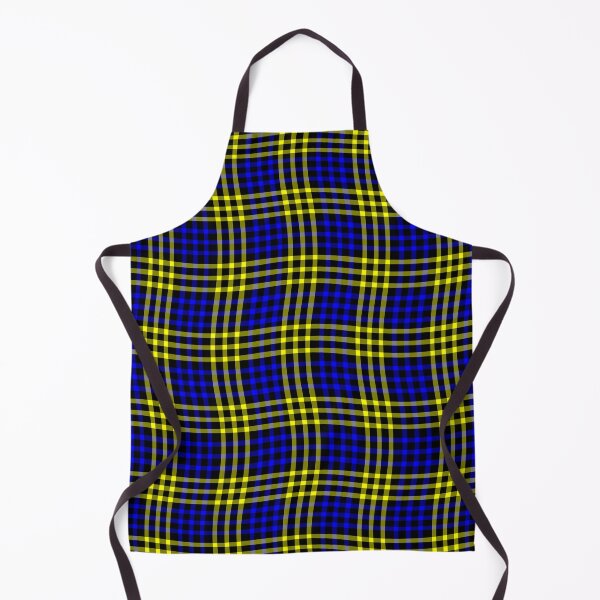 Item preview, Plaid Wavy Pattern Yellow Blue designed and sold by ArtbyDebbieC.