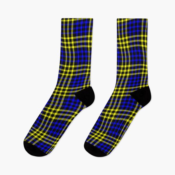 Item preview, Plaid Wavy Pattern Yellow Blue designed and sold by ArtbyDebbieC.