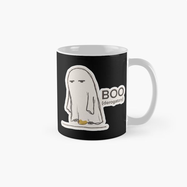 Item preview, Boo (derogatory) — Deadpan Unimpressed Ghost Art designed and sold by TheCalmEdit.