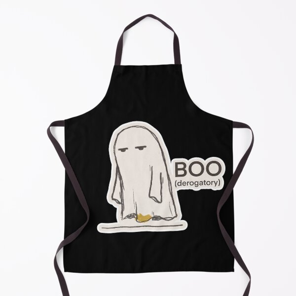 Item preview, Boo (derogatory) — Deadpan Unimpressed Ghost Art designed and sold by TheCalmEdit.