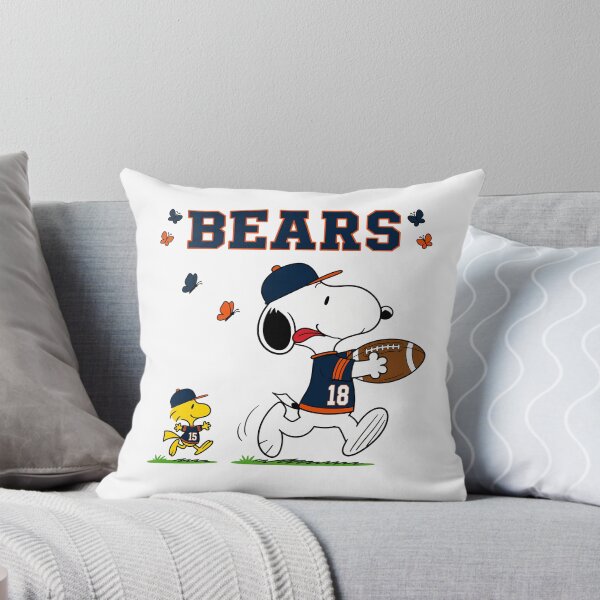 Item preview, Snoopy & Woodstock Chicago Bears Football Retro F543 designed and sold by GLUVY-THEME.