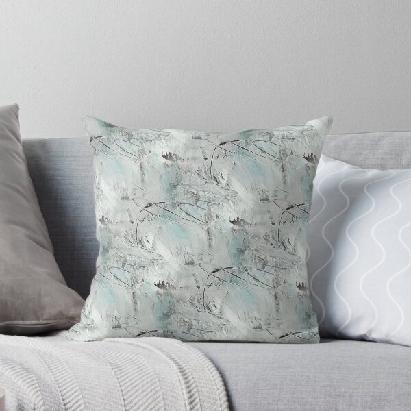 Item preview, Grunge Textured Abstract in Aquamarine designed and sold by Artistestella.