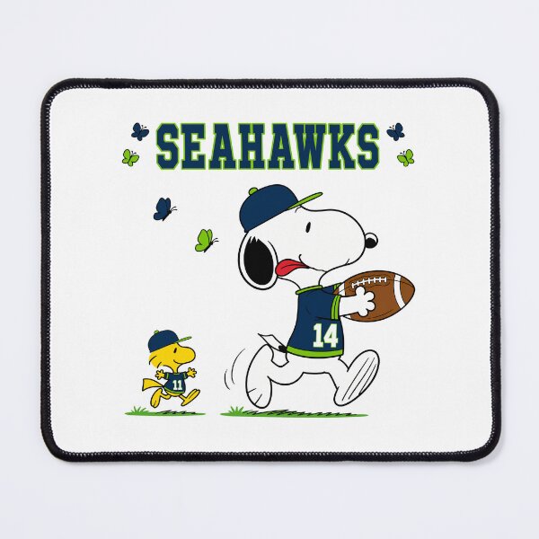 Item preview, Snoopy & Woodstock Seattle Seahawks Football Retro F544 designed and sold by GLUVY-THEME.