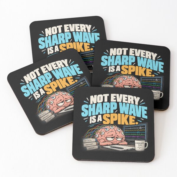 Item preview, Not Every Sharp Wave Is a Spike – Neurodiagnostic Tech designed and sold by amndro.