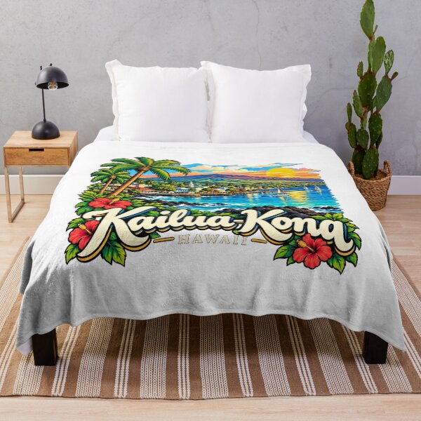 Item preview, Hand Drawn Kailua-Kona Hawaii Travel Souvenir Landmark Gift designed and sold by MichaeIRellov.