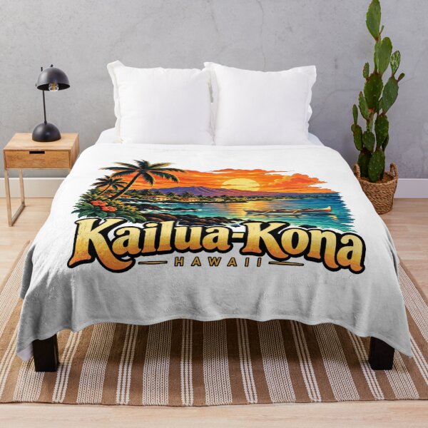 Item preview, Vintage Kailua-Kona Hawaii Travel Souvenir Landmark Gift designed and sold by MichaeIRellov.