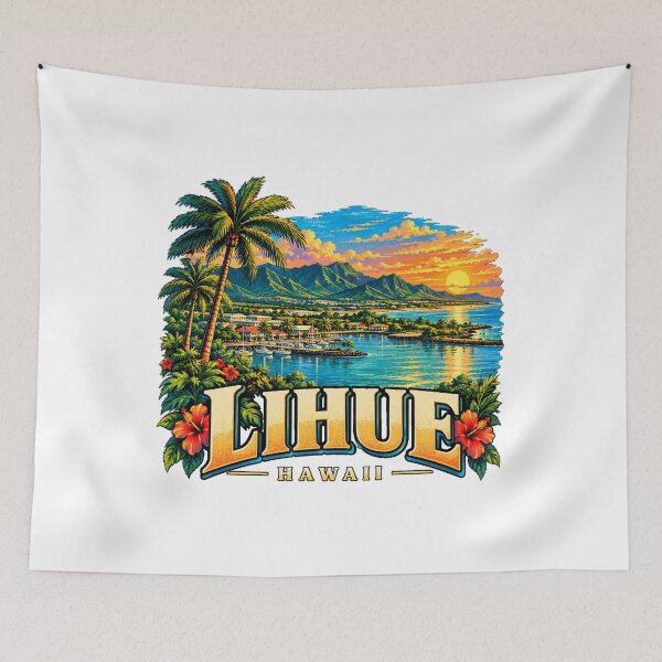 Item preview, Vintage Lihue Hawaii Travel Souvenir Landmark Gift designed and sold by MichaeIRellov.