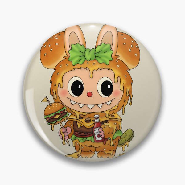 Item preview, Kawaii Burger Monster  designed and sold by LeeAnnaRose96.