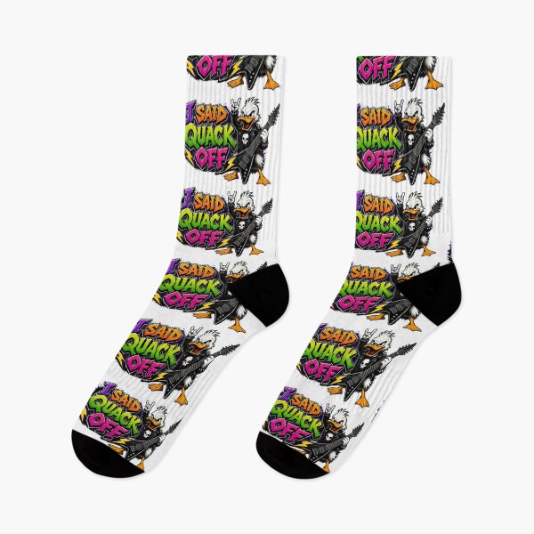 Item preview, I Said Quack Off Rocker Duck designed and sold by ZeroContextArt.