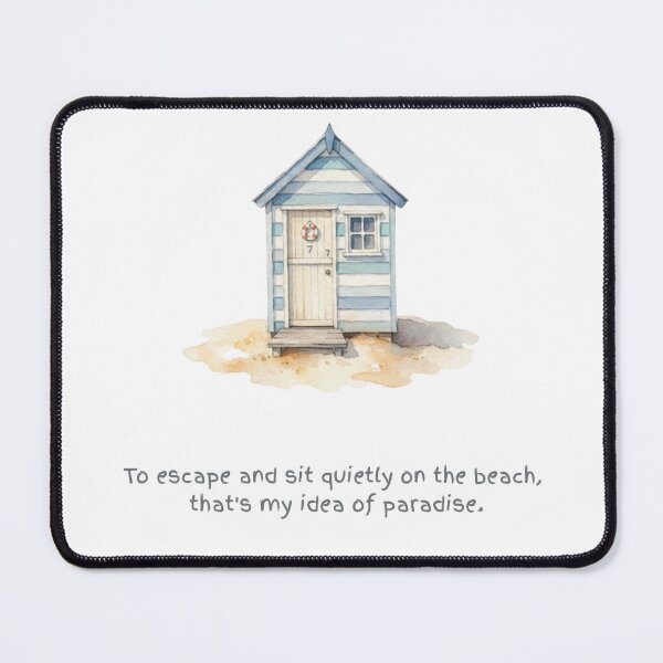 Item preview, Idea Of Paradise Watercolour Beach Hut designed and sold by made by Golightly x.