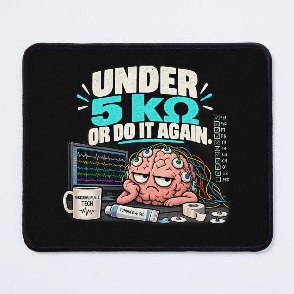 Item preview, Under 5 kΩ or Do It Again – Neurodiagnostic Tech designed and sold by amndro.