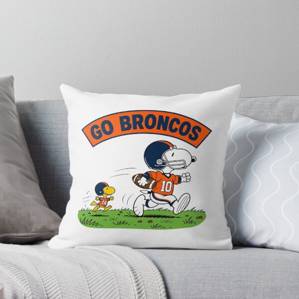 Item preview, Snoopy & Woodstock Denver Broncos Football Retro F547 designed and sold by GLUVY-THEME.