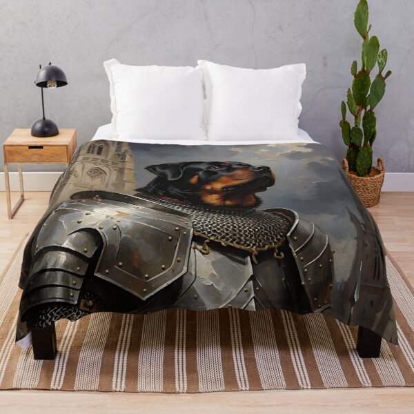 Item preview, Rottweiler Knight in Armor | Medieval Dog Warrior Gothic Fantasy Art designed and sold by cr6zym1nd.