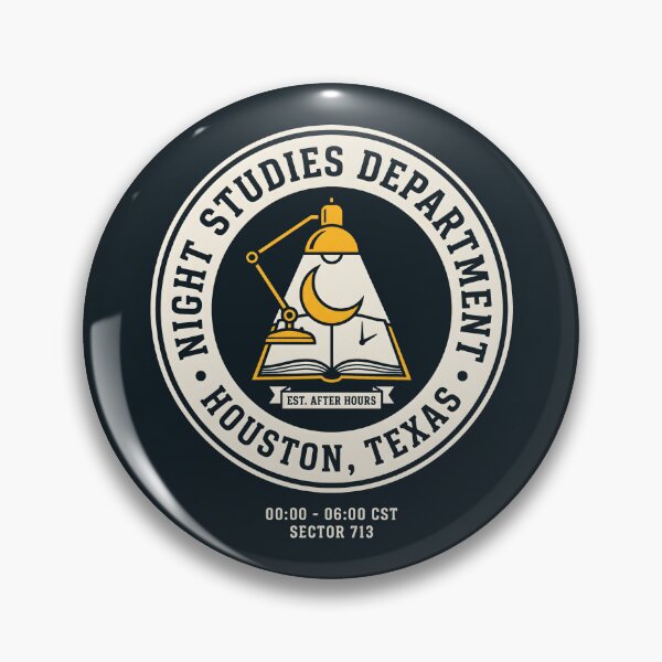 Item preview, Night Owl Student Night Studies Emblem Houston Texas designed and sold by SplashTastic.