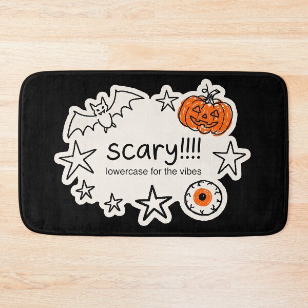 Item preview, Scary!!!! Lowercase for the Vibes — Doodle Meme designed and sold by TheCalmEdit.