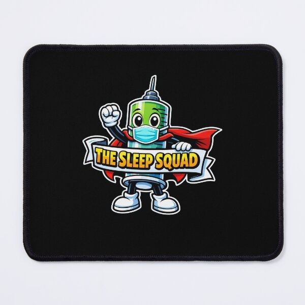 Item preview, The Sleep Squad – Funny Anesthesia Tech Superhero Sticker designed and sold by Timeless Junction.