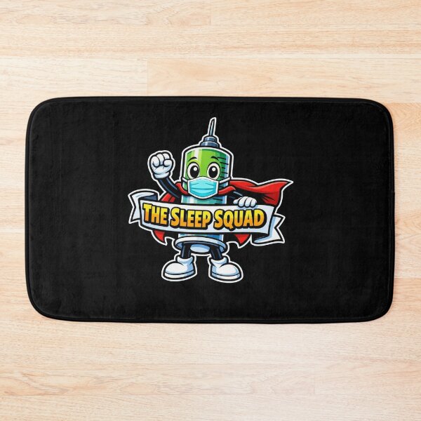 Item preview, The Sleep Squad – Funny Anesthesia Tech Superhero Sticker designed and sold by Timeless Junction.