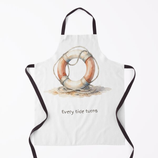 Item preview, Every Tide Turns Watercolour Lifebuoy designed and sold by made by Golightly x.