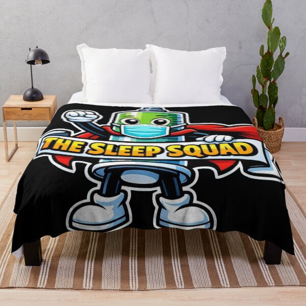 Item preview, The Sleep Squad – Funny Anesthesia Tech Superhero Sticker designed and sold by Timeless Junction.